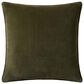 Loloi Lydia 26" Euro Square Throw Pillow in Green and Beige, , large