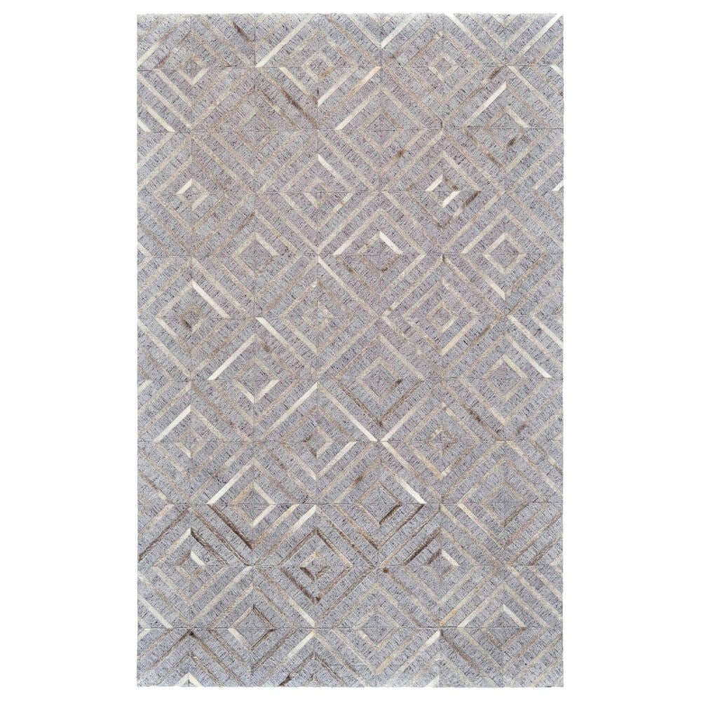 Feizy Fannin 2" x 3" Bisque and Storm Area Rug, , large
