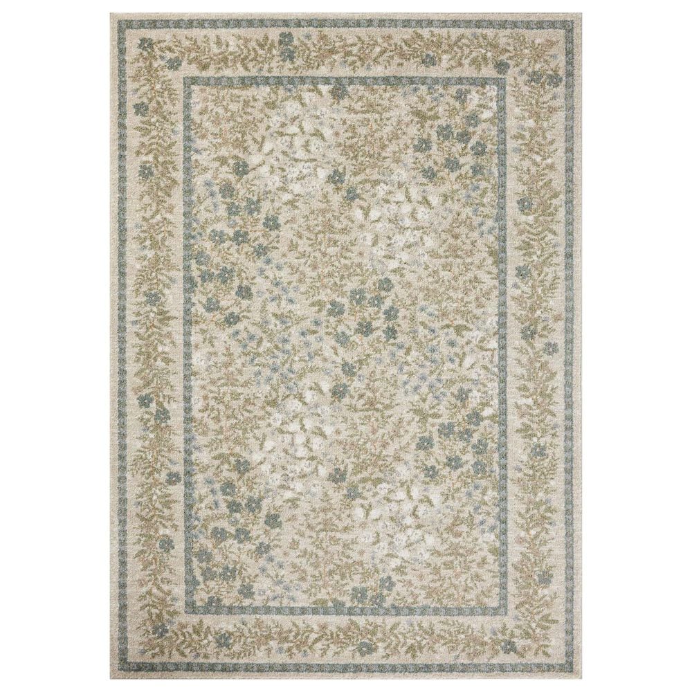 Rifle Paper Co Laurel Wildwood Garden 7"10" x 10" Cream Area Rug, , large