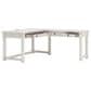 Ashley Robbinsdale 3-Piece L-Shape Desk and Bookcase Set in Antique White, , large