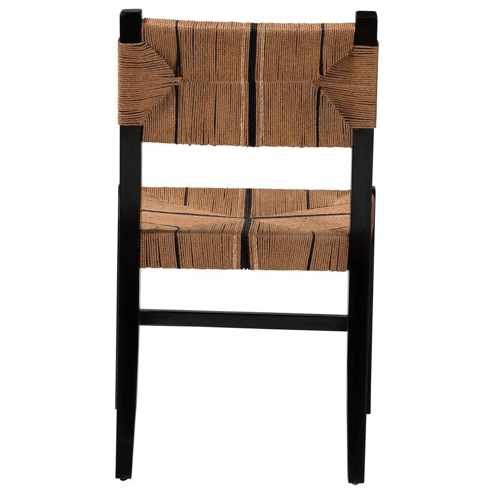Baxton Studio Prita Side Chair in Black, , large