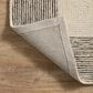Chris Loves Julia x Loloi Francis 2" x 5" Cream and Black Area Rug, , large