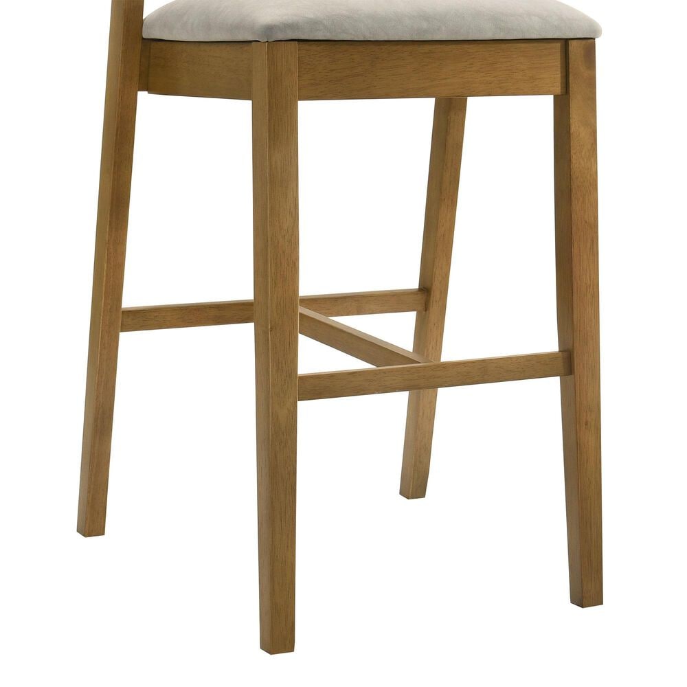 Armen Living Landyn 30" Bar Stool in Amber Glow, , large