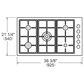 Bertazzoni 36" Professional Gas Cooktop with 5 Burners in Stainless Steel, , large