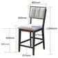 Crown Mark 7-Piece Dining Set in Black and Grey, , large