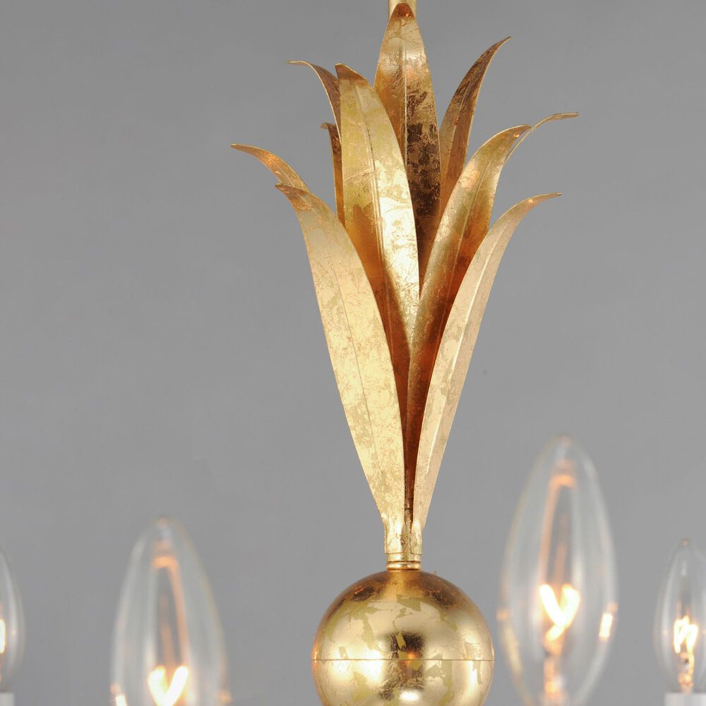 Maxim Lighting Paloma 5-Light Chandelier in Gold Leaf, , large