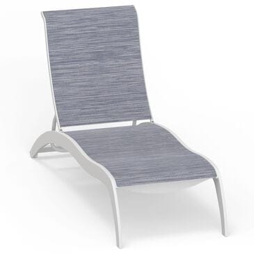 Telescope Dune Sling Stacking Chaise Lounge in Brooks Warm Grey, , large