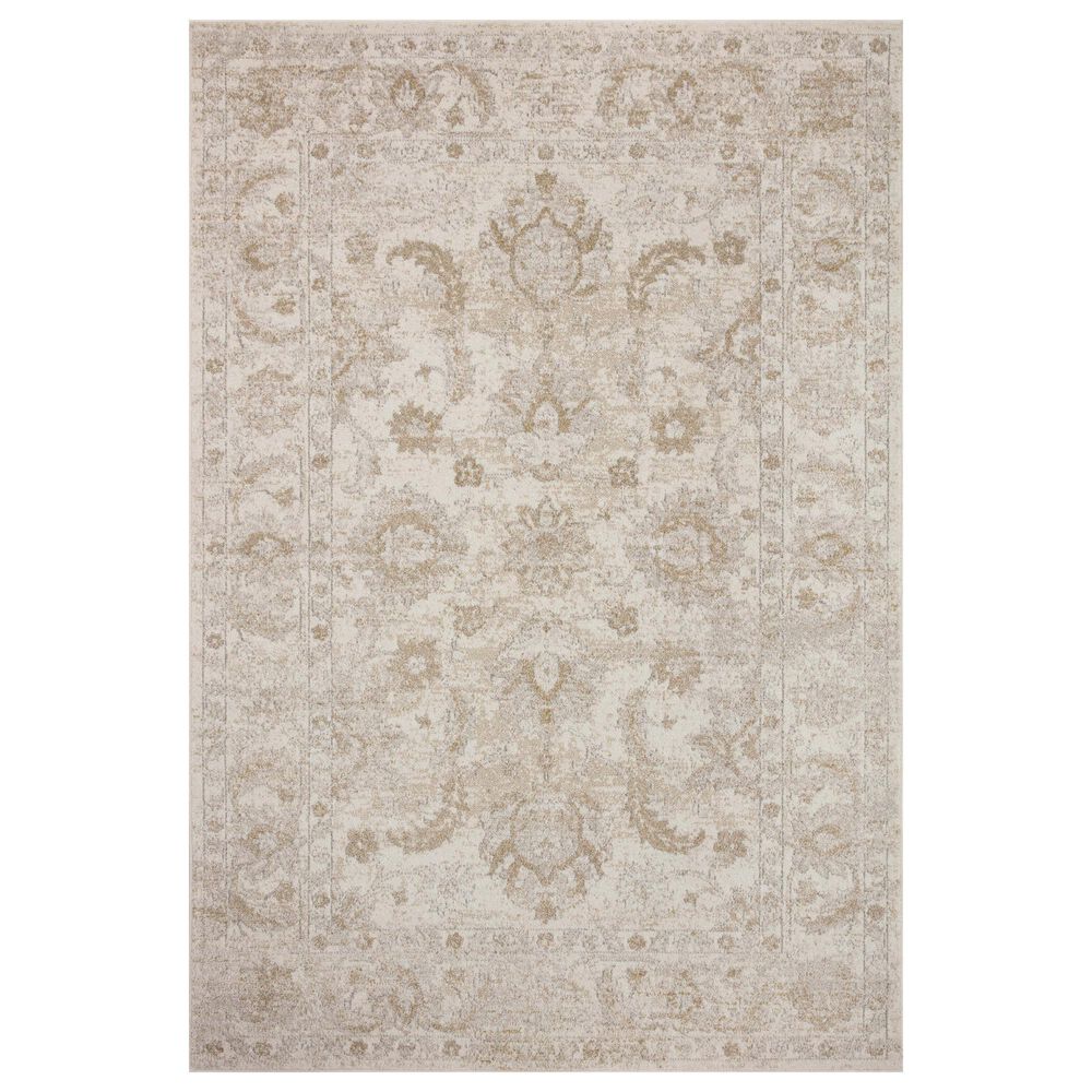 Loloi II Odette 11"2" x 15"7" Ivory and Beige Area Rug, , large