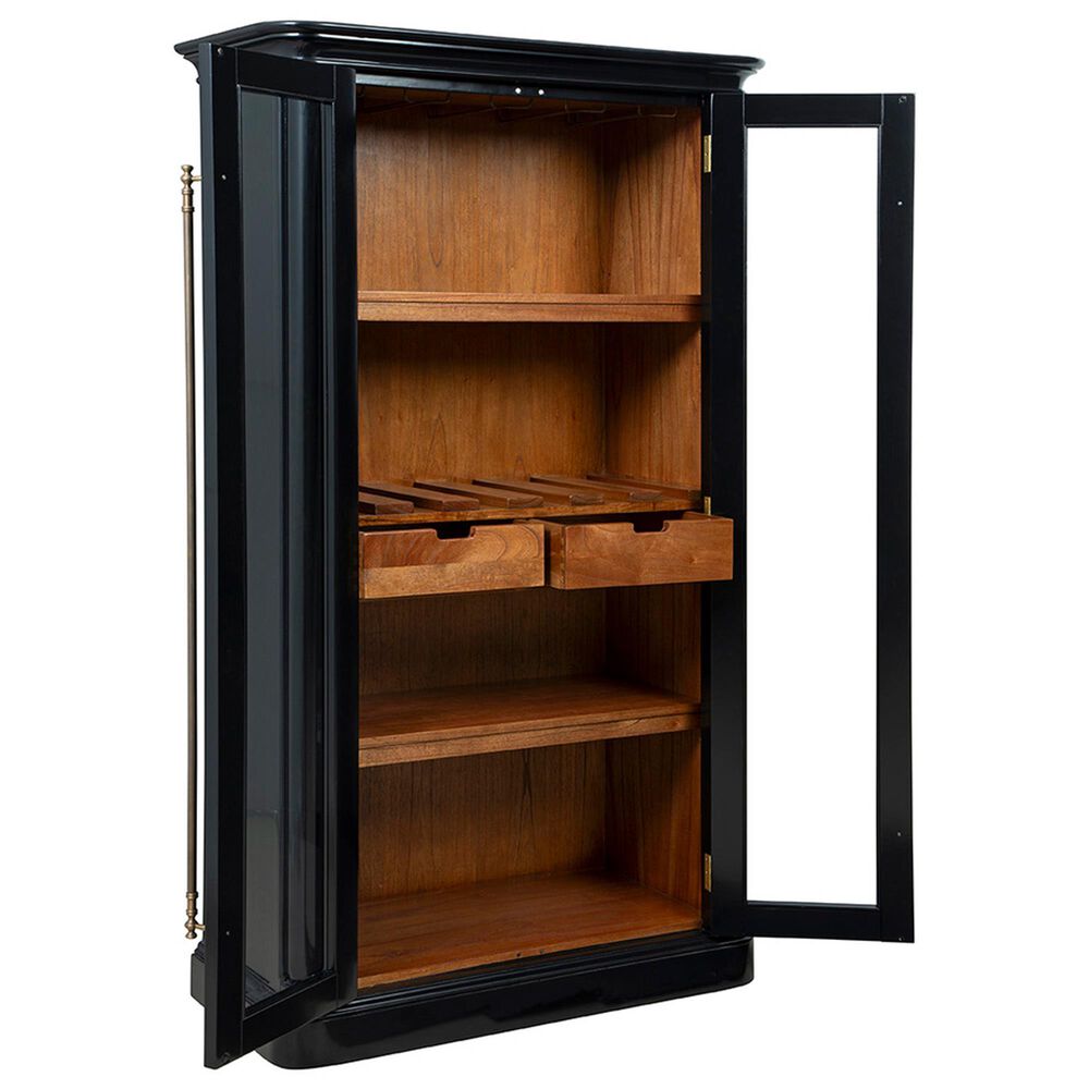 Timeless Designs Veneto 2-Door Cabinet in Shiny Black, , large