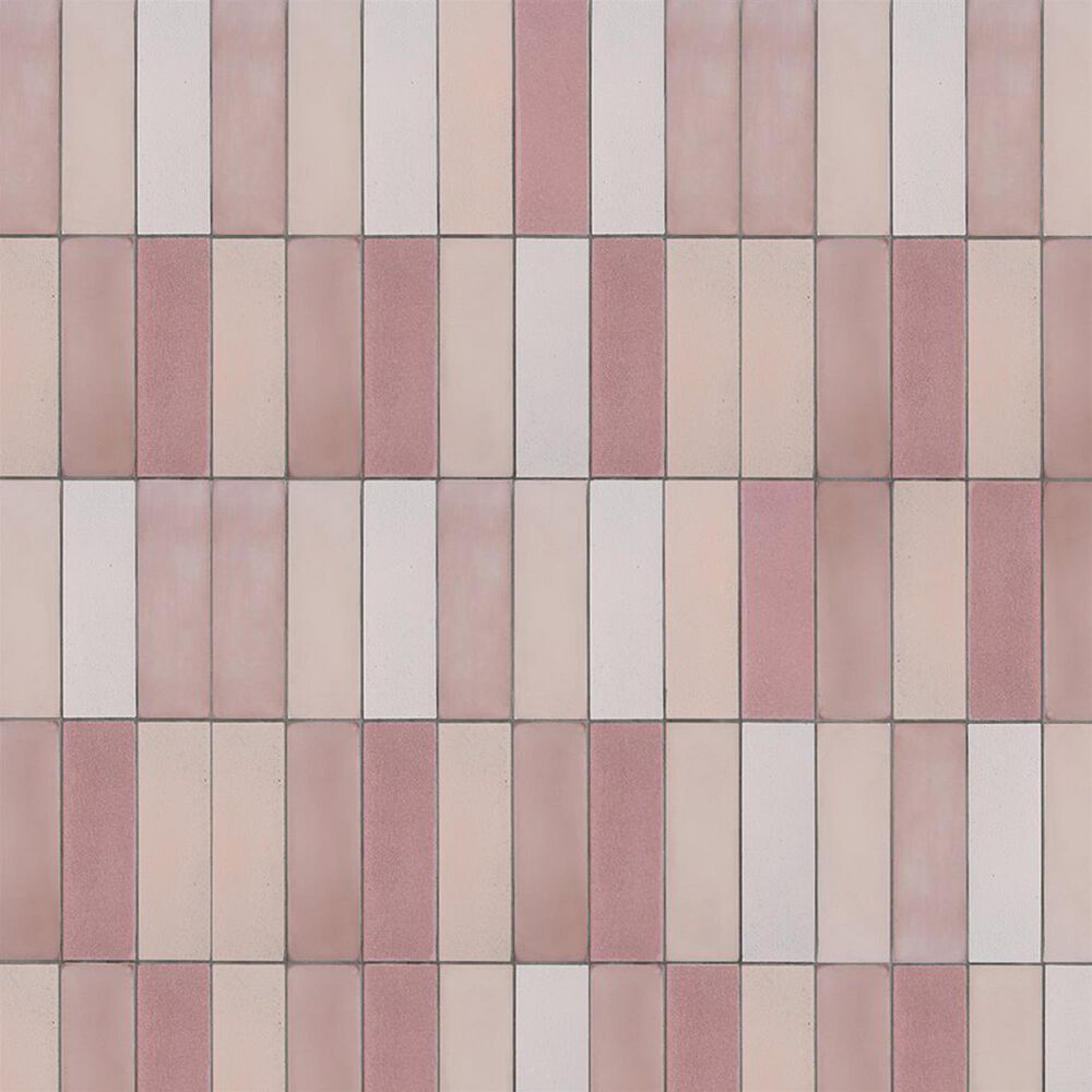 Soho Studio ColorHues Terra Blend 2" x 8" Cement and Lava Stone Tile, , large