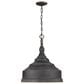Golden Lighting Keating 3-Light Pendant in Antique Black Iron, , large