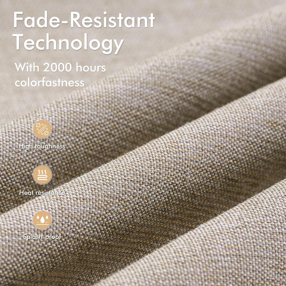 HOMLUX 6-Piece Patio Conversation Set in Beige, , large