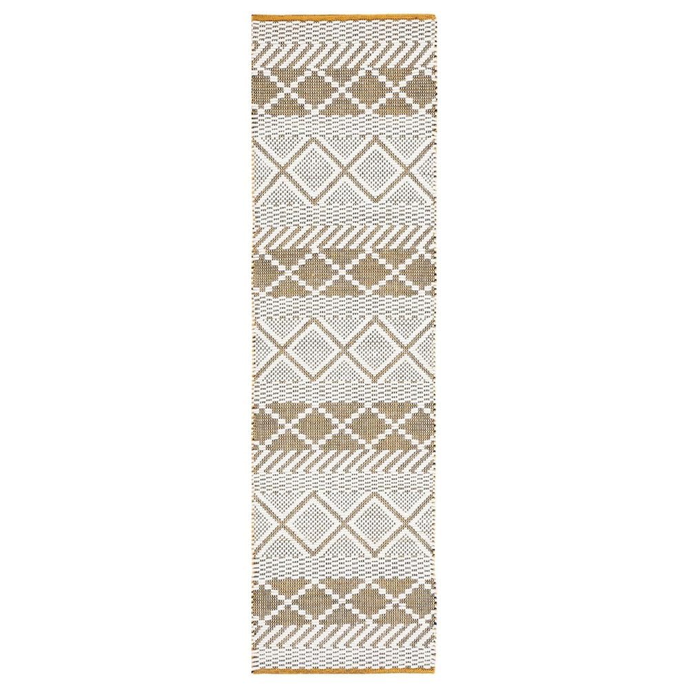 Safavieh Natura NAT854C 2"3" x 8" Ivory and Yellow Runner, , large