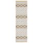 Safavieh Natura NAT854C 2"3" x 8" Ivory and Yellow Runner, , large
