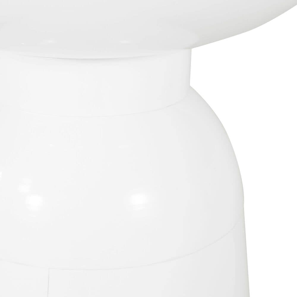 Hearth and Haven Serenita Patio Side Tables in White &#40;Set of 2&#41;, , large