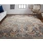 Feizy Leylan 5"6" x 8"6" Charcoal and Multicolor Area Rug, , large