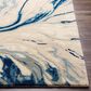 Surya Kavita 6" x 9" Navy, Denim, Gray and Light Beige Area Rug, , large