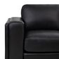 Italiano Furniture Luca Stationary Sofa in Black, , large