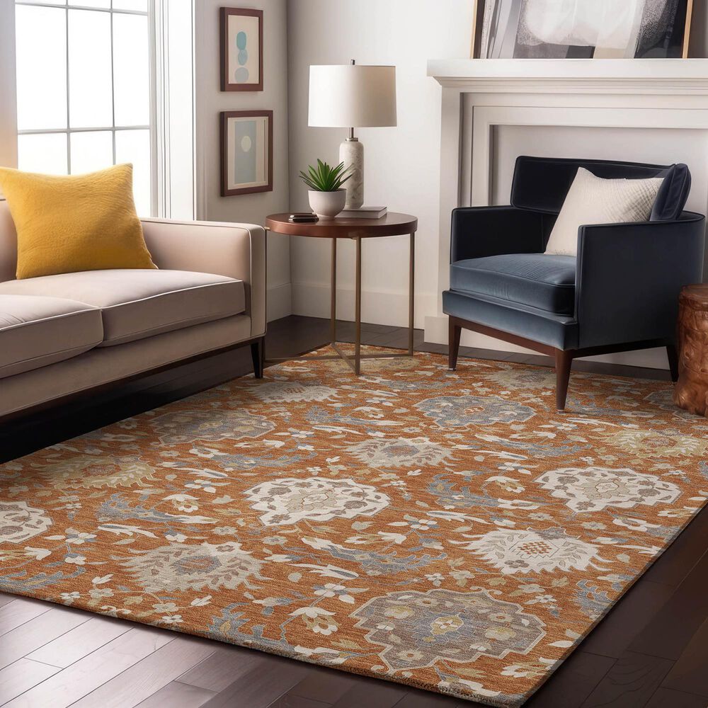 Dalyn Rug Company Tabrook TB4 Copper 8&#39; x 10&#39; Area Rug, , large