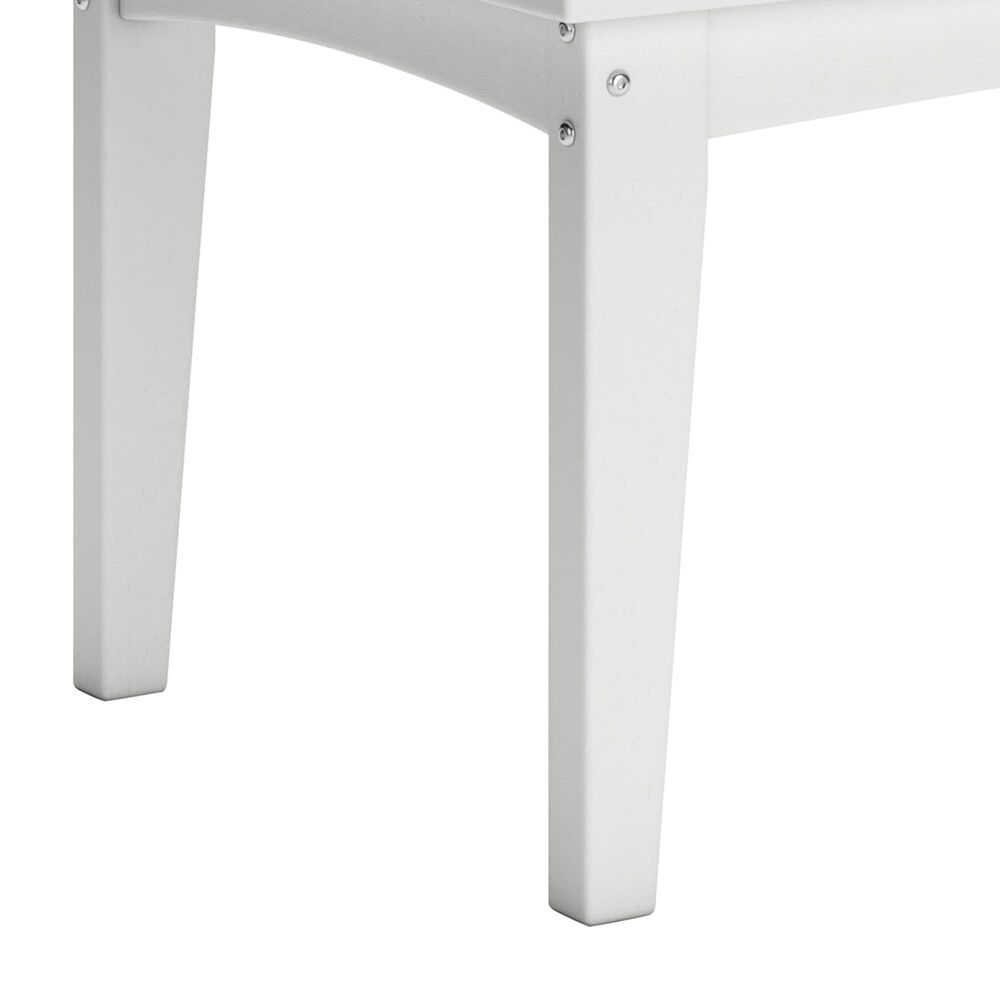 Ashley Hyland Wave Patio Rectangular Coffee Table in Bright White, , large