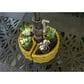 Alfresco Home Trellis Round Umbrella Patio Planter in Terra Gold (Set of 2), , large