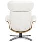 Jennifer Taylor Home Jovan Manual Recliner Lounge Chair in Porcelain White, , large