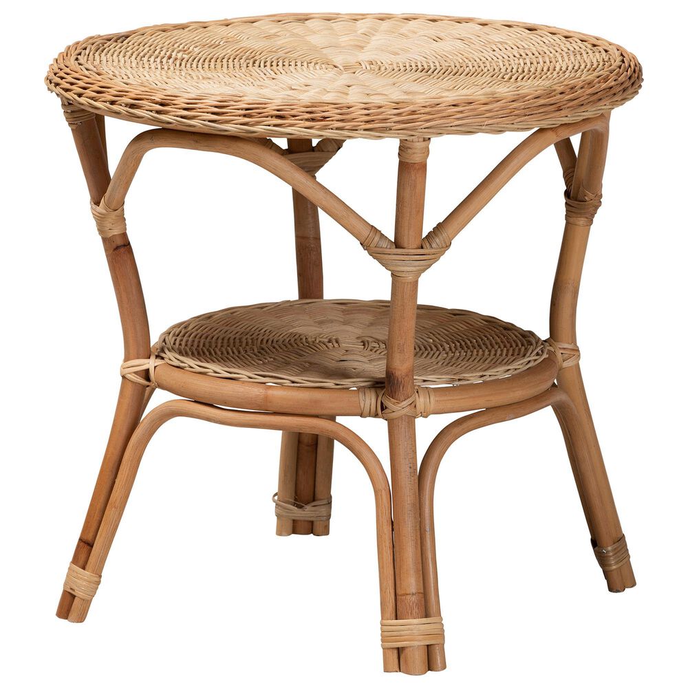 Baxton Studio Abbey Coffee Table in Natural Brown, , large