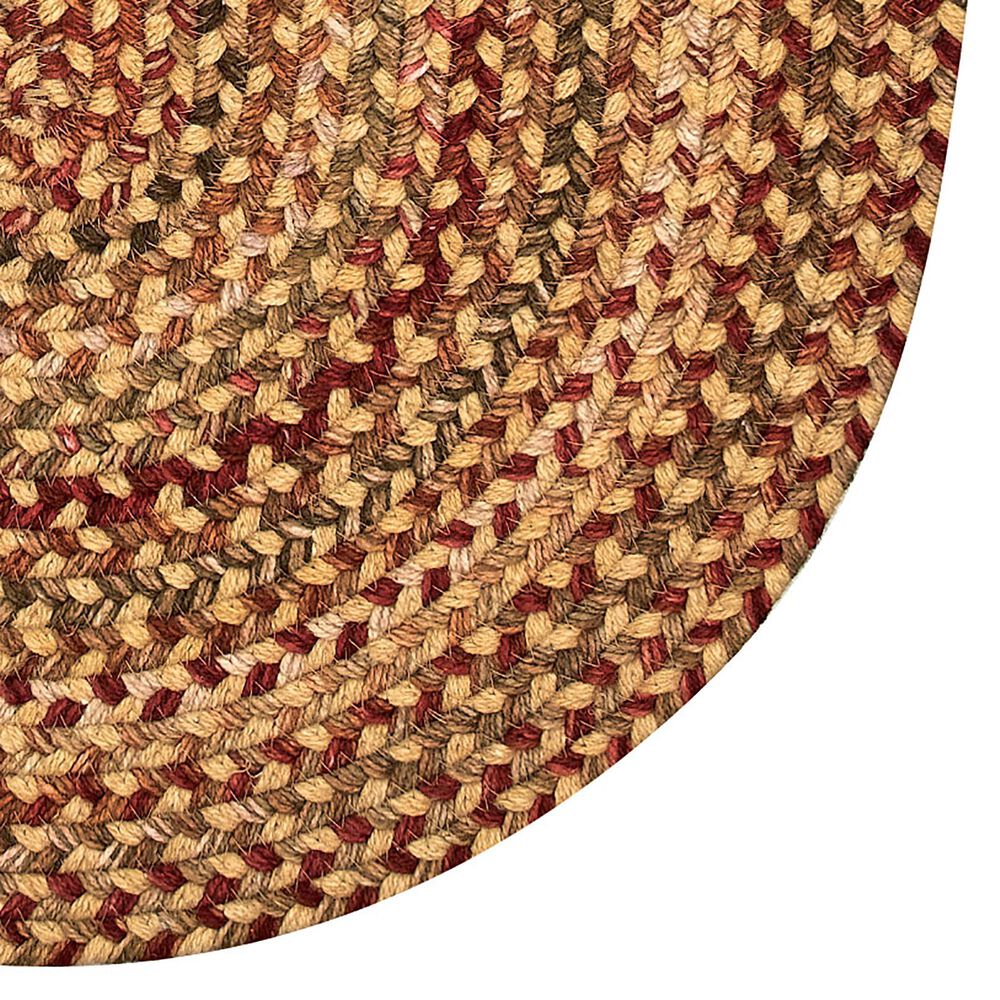 Capel Homecoming 0048-100 8&#39; x 11&#39; Oval Wheatfield Area Rug, , large
