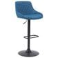 Armen Living Anibal Swivel Adjustable Barstool in Black, , large