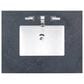James Martin Vanities Athens 36" Single Bathroom Vanity in Glossy White with 3 cm Charcoal Soapstone Quartz Top and Rectangular Sink, , large