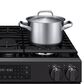 Samsung Bespoke 6.0 Cu. Ft. Smart Slide-In Gas Range with True Convection in Matte Black Steel, , large