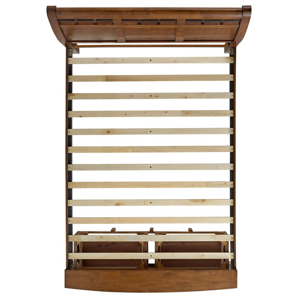 Mayberry Hill Gage Queen Storage Bed in Chestnut, , large