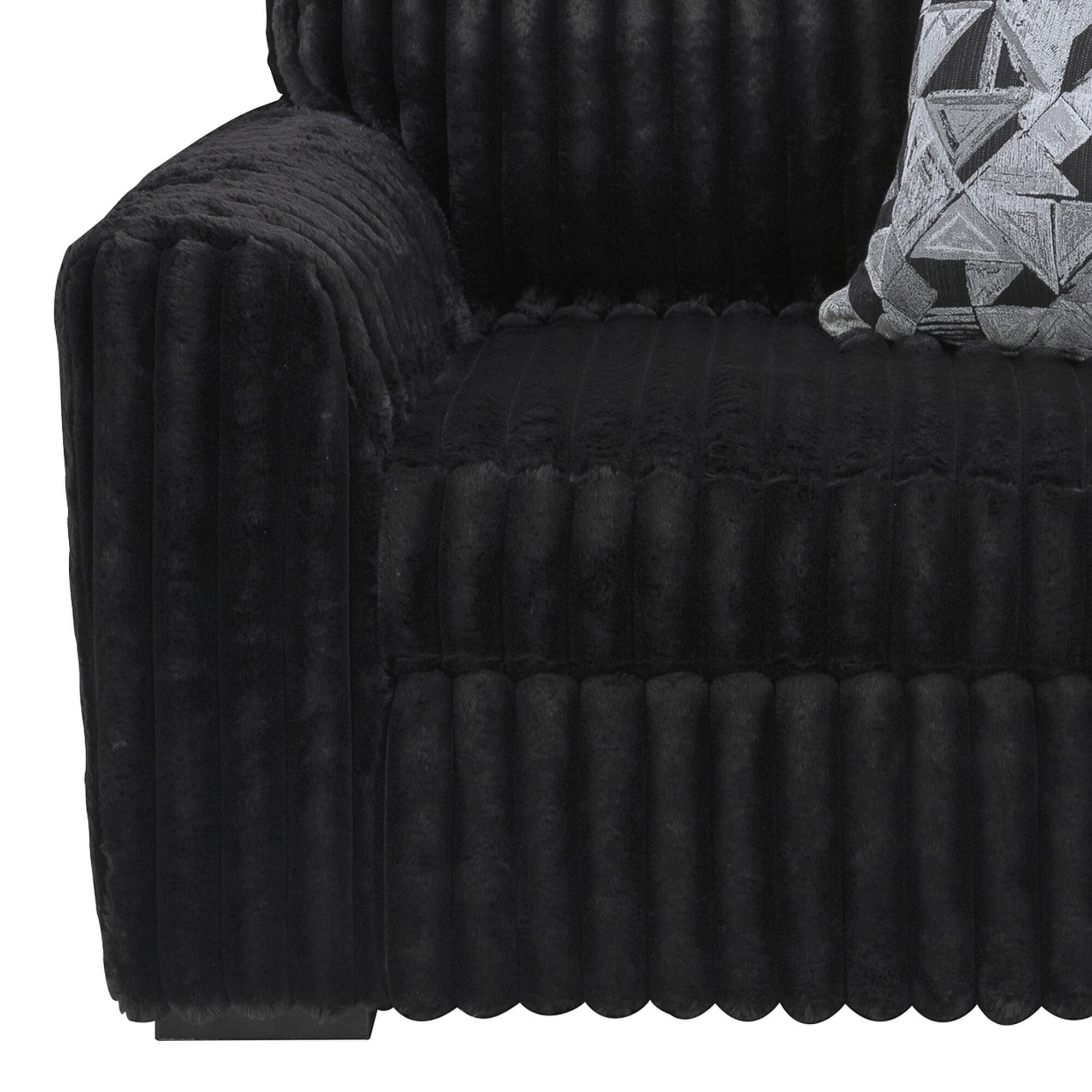 Ashley Midnight-Madness Chair and a Half in Onyx