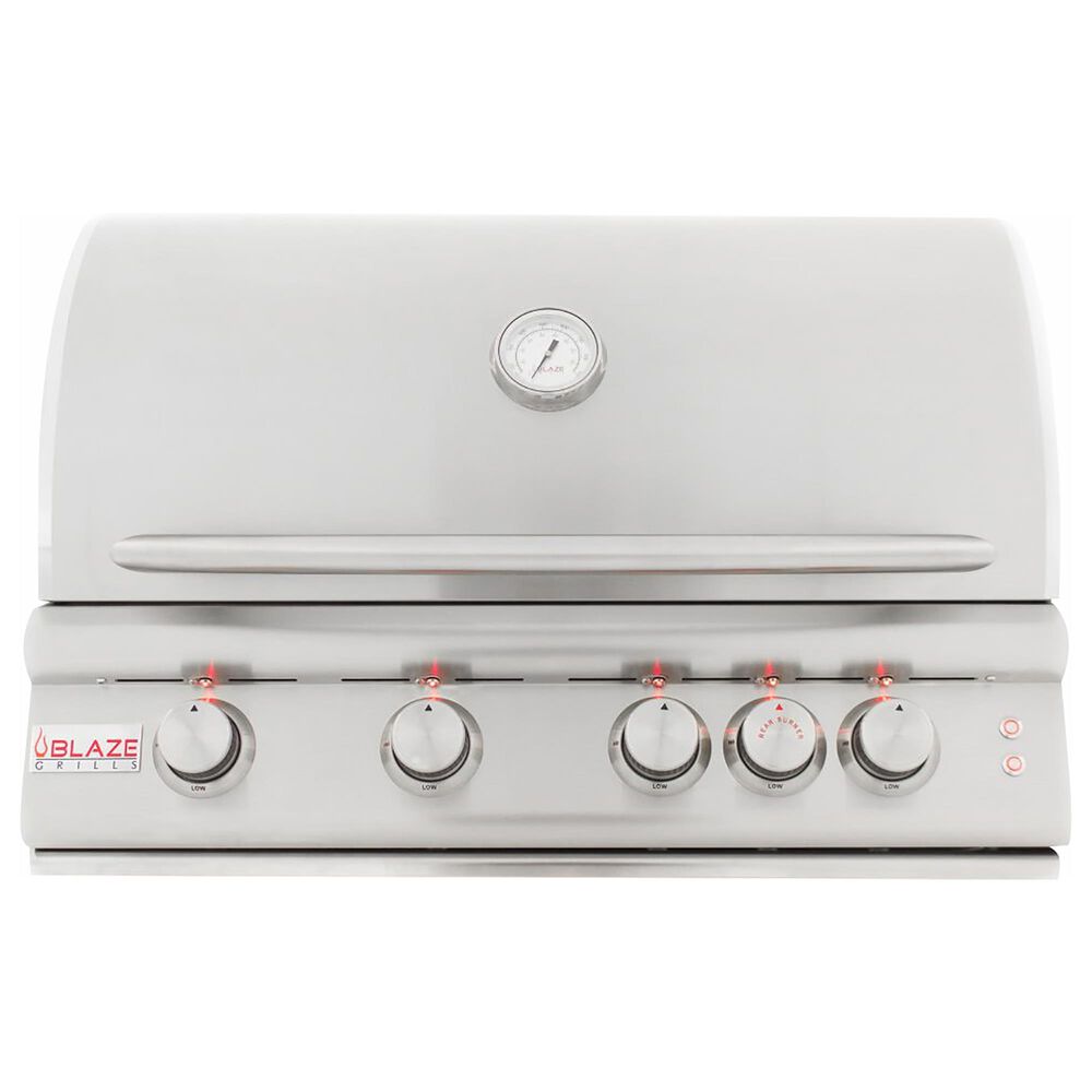 Blaze 32" LTE Liquid Propane Grill with 4-Burner in Stainless Steel, , large
