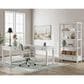 Ashley Robbinsdale 3-Piece L-Shape Desk and Bookcase Set in Antique White, , large