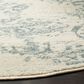 Safavieh Adirondack ADR101S-6R 6" x 6"  Ivory/Slate Round Rug, , large