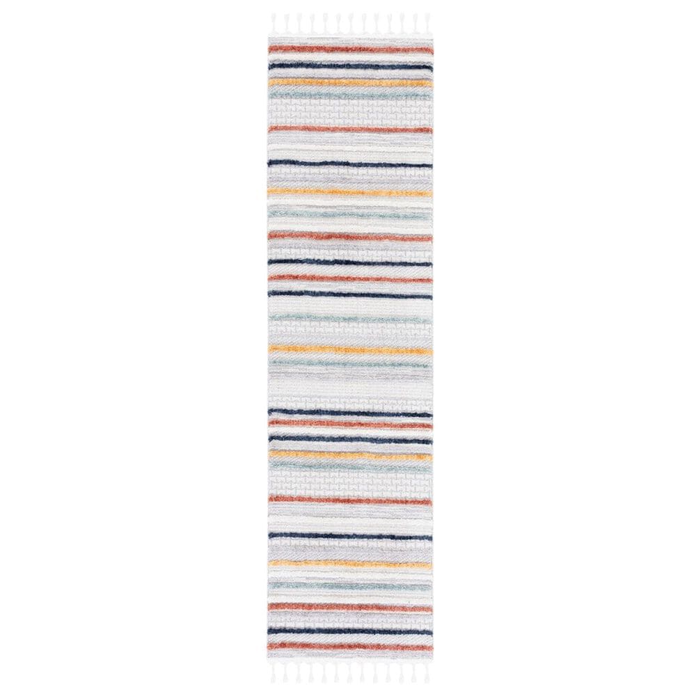 Safavieh Marrakesh 2"2" x 6" Ivory and Multicolor Runner, , large