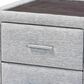 Baxton Studio Cadmus 2-Drawer Nightstand in Light Grey, , large