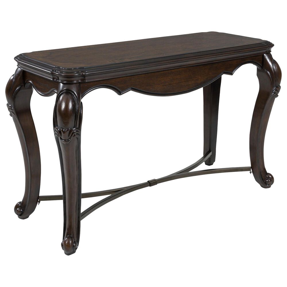 Ashley Maylee Sofa Table in Dark Brown, , large
