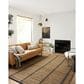 Angela Rose Colton 10" x 14" Natural and Black Area Rug, , large