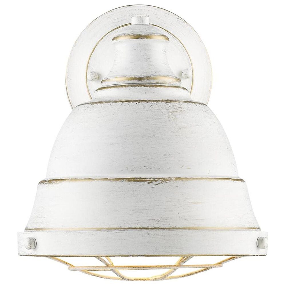 Golden Lighting Bartlett 1-Light Wall Sconce in French White, , large