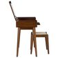 Linon Home Decor Camila Vanity with Stool in Walnut, , large
