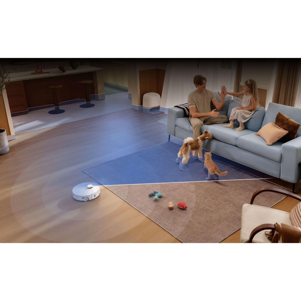 Roborock Qrevo Curv 2 Flow Robotic Vacuum and Mop in White, , large