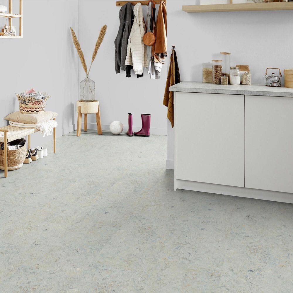 Forbo Marmoleum Cinch Loc Seal 12&quot; x 12&quot; Laminate Tile in Seashell, , large