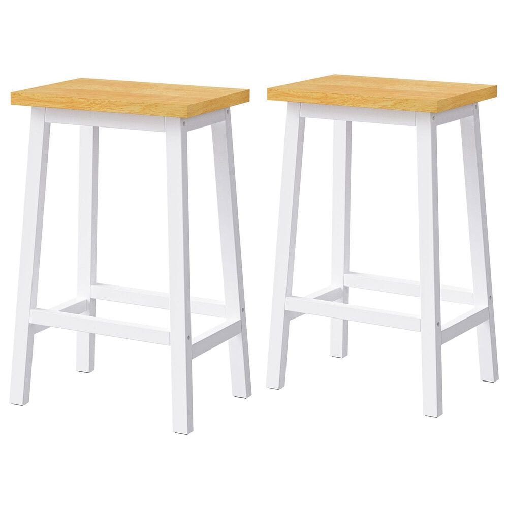 HOMLUX 3-Piece 48" Kitchen Island Set in White, , large