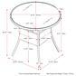 CorLiving Parksville 3-Piece Patio Bistro Set in Black, , large