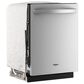 Whirlpool 24" Built-In Dishwasher with Total Coverage Wash and Auto Open Air Dry in Fingerprint Resistant Stainless Steel, , large