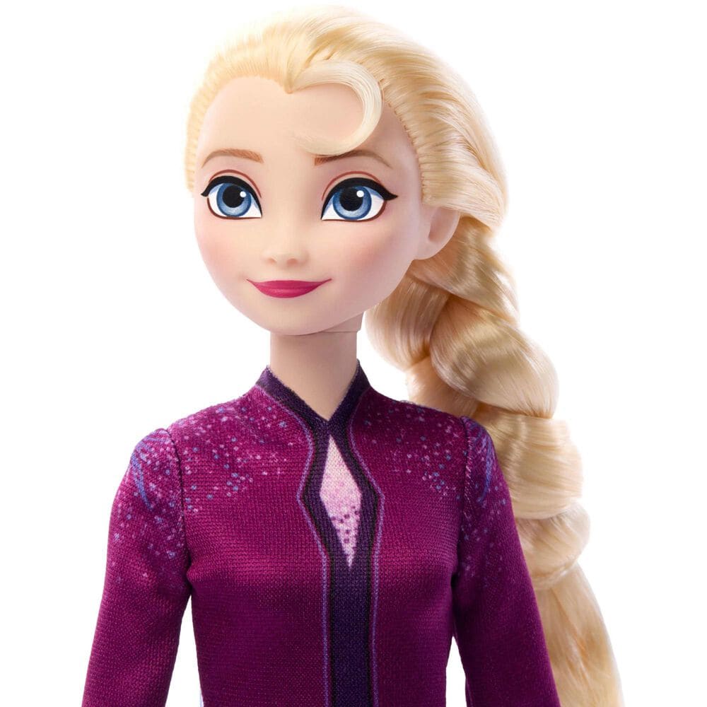 Disney Frozen Elsa Fashion Doll and Polar Bear Cub Figure with 4 Nurturing Accessories in Multicolor, , large
