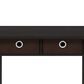 HOMLUX 32" Computer Desk with Two Drawers in Espresso and Black, , large