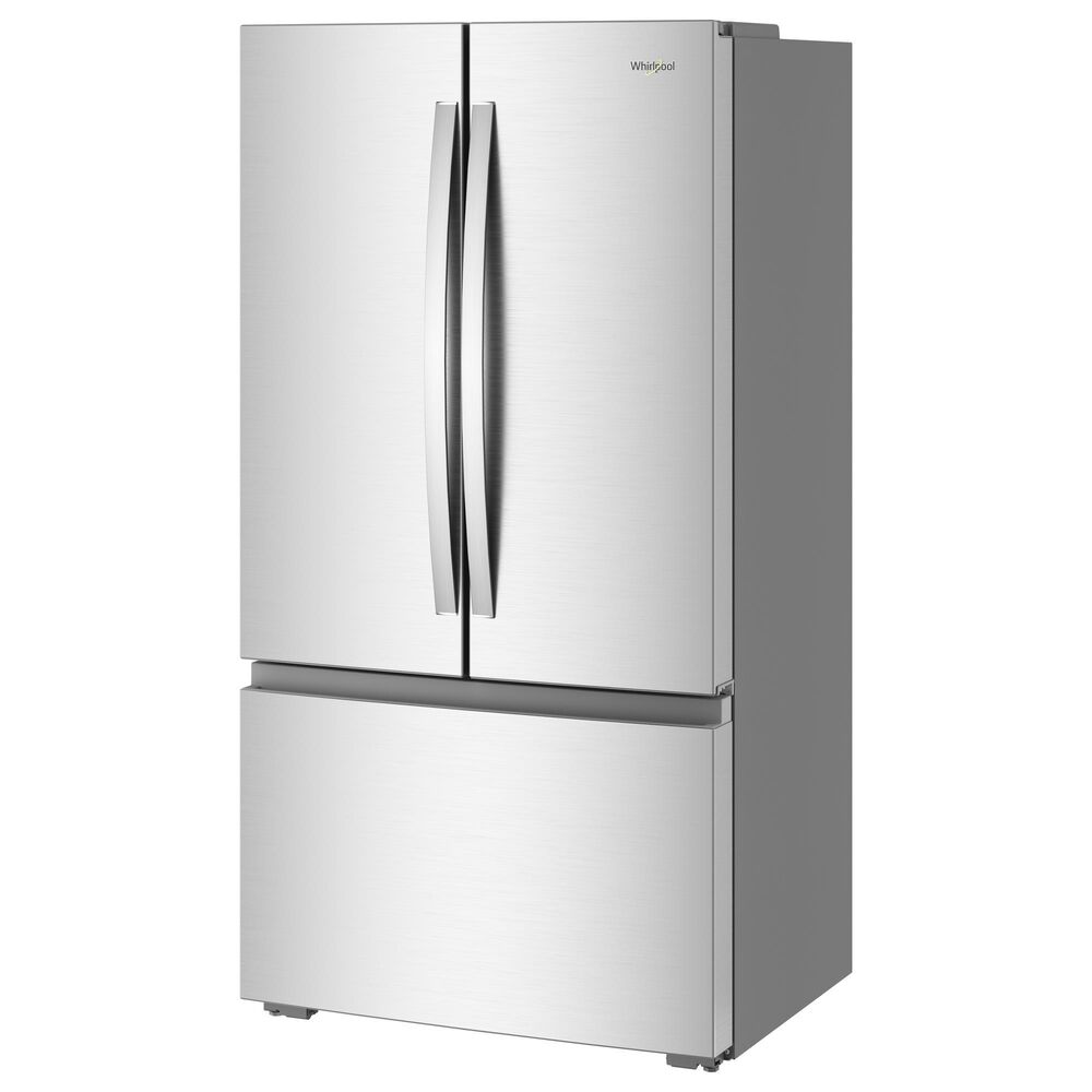 Whirlpool 24.3 Cu. Ft. Counter Depth 3-Door French Door Refrigerator in Fingerprint-Resistant Stainless, , large